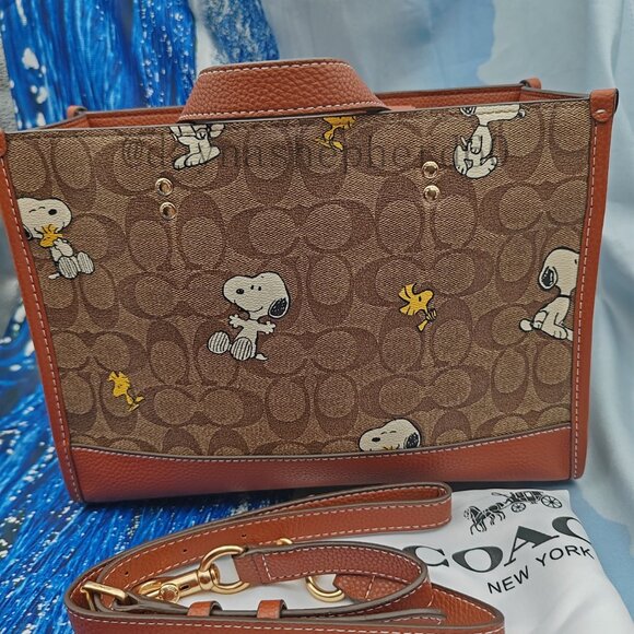 Coach Snoopy print tote bag - Picture 6 of 12